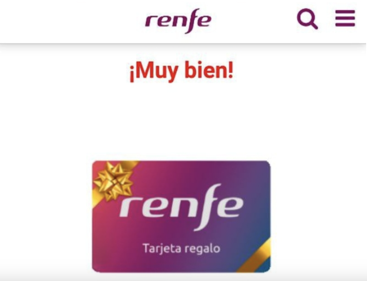 Web falsa que estafa a los viajeros haciéndose pasar por Renfe Web falsa que estafa a los viajeros haciéndose pasar por Renfe