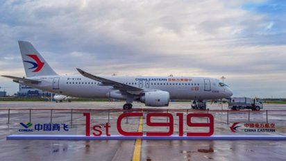 China Eastern recibió el primer Comac C919 para operar