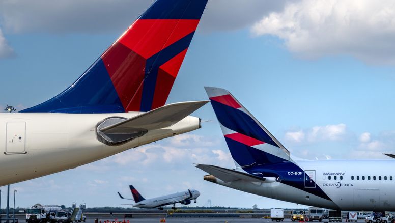 La alianza entre Latam Airlines y Delta deja resultados positivos en su primer año.&nbsp;