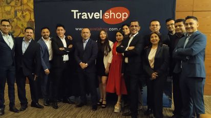 Operadora Travel Shop: aniversario con agentes de viajes y socios