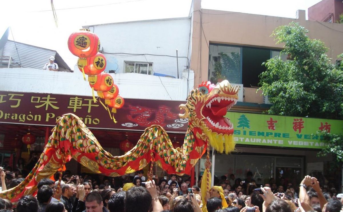 Año Nuevo Chino en Buenos Aires: el gran dragón será uno de los incondicionales protagonistas de la gran celebración en la ciudad. 