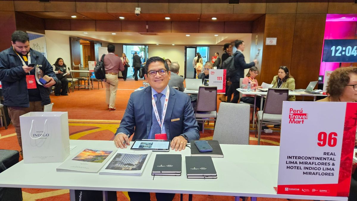 Real Intercontinental y Hotel Índigo en el Perú Travel Mart 2025.