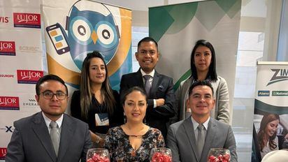 Equipo GTT Quito, incluido Jorge Sánchez.&nbsp;