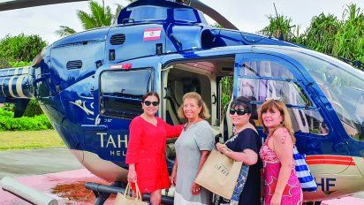 Las invitadas disfrutaron del destino