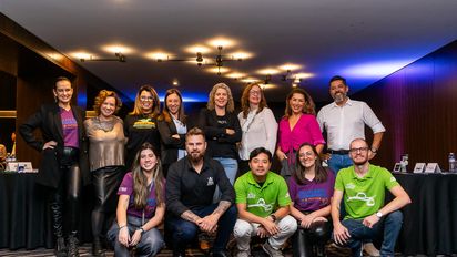 Balneario Camboriú: representantes de la localidad de Brasil en el workshop y capacitación realizados en Buenos Aires.&nbsp;