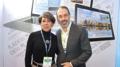 Olga Contreras, gerente comercial para México y Juan Francisco Muñoz, Head de Travel Sellers para la región Norte de Latinoamérica de Amadeus. Olga Contreras, gerente comercial para México y Juan Francisco Muñoz, Head de Travel Sellers para la región Norte de Latinoamérica de Amadeus.