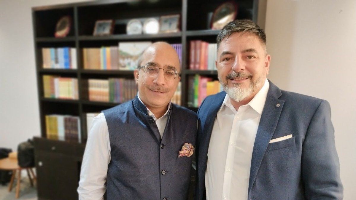 Hugo Dopazo -CEO de Dopazo & Ravenna-&nbsp;y Rajeev Kohli -director General adjunto de Creative Travel-.