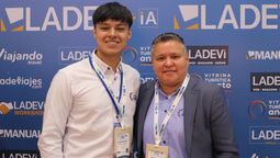 Santiago Sopo, ejecutivo comercial y Zaida Roldan de Viajes Luxury Colombia.