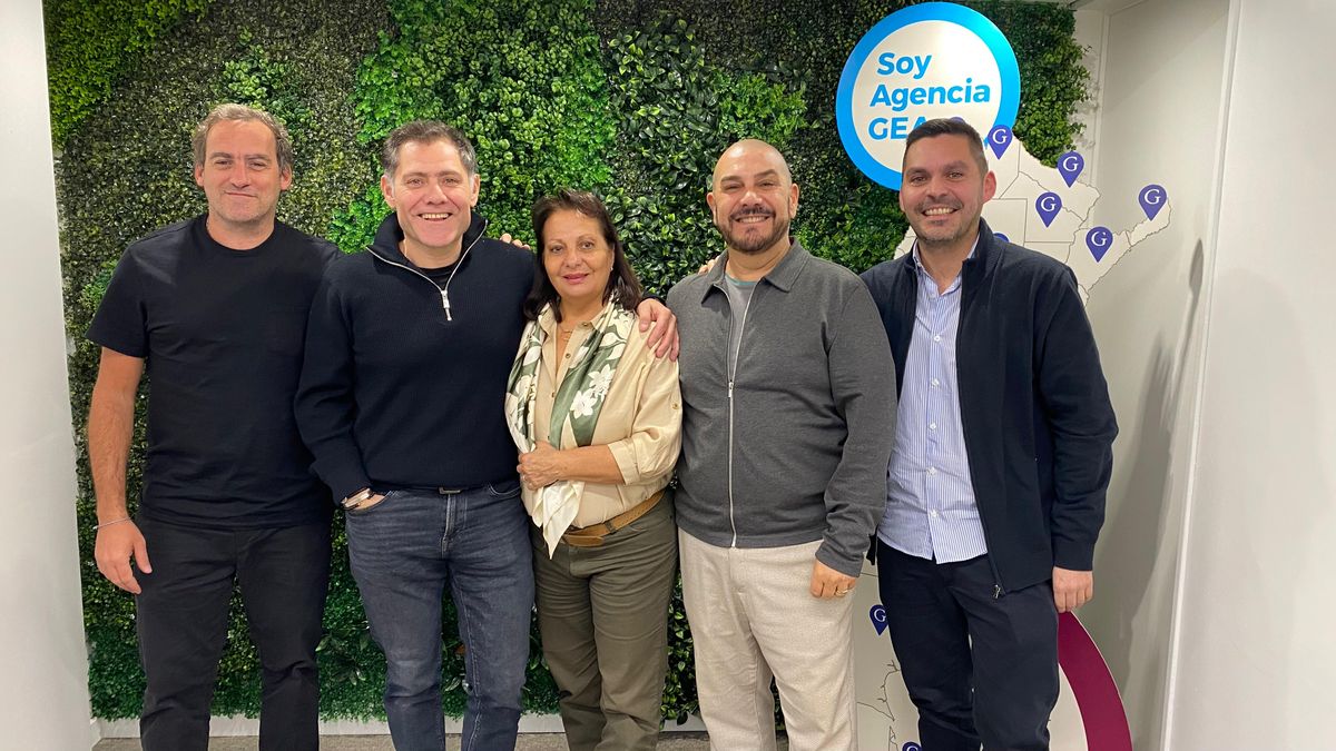 Directivos de Grupo GEA en sus oficinas de Buenos Aires.