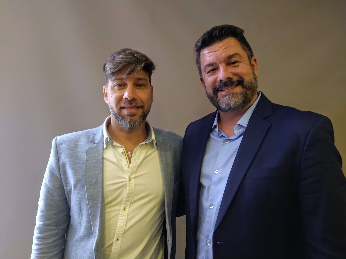 Flavio Valle, gerente general de Dio Viagens y Marcello Correa, CEO de grupo Dio Berkana.