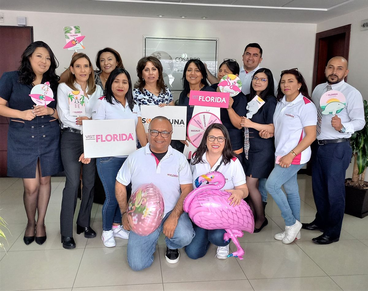 Cosarco Touring fue la segunda agencia en formar parte de esta misión comercial realizada por Visit Florida y Sol & Luna. 