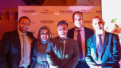 El equipo de Plus Ultra, entre ellos David Blázquez, director comercial; y Pablo Segura, director de Marketing.