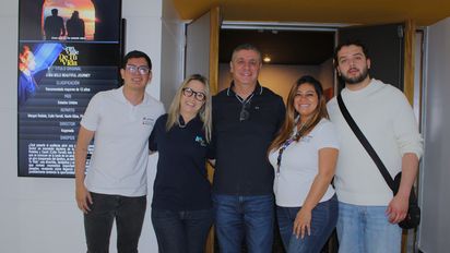 Representantes de la The Travel Planner, la Autoridad de Turismo de Aruba y Latam Airlines.&nbsp;