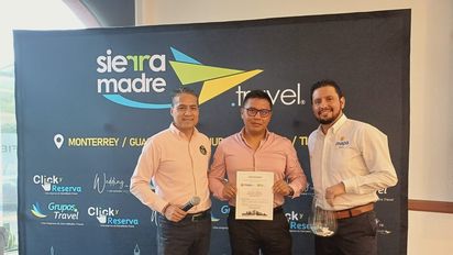 Operadora Turística Sierra Madre realizó por primera vez acciones comerciales en Veracruz, como parte de la estrategia de la oficina en Ciudad de México.