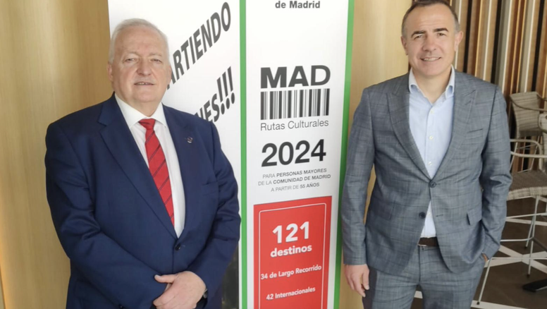 Jose Luis Mendez, presidente de UNAV, y Tomeu Bennasar, CEO de Soltour.