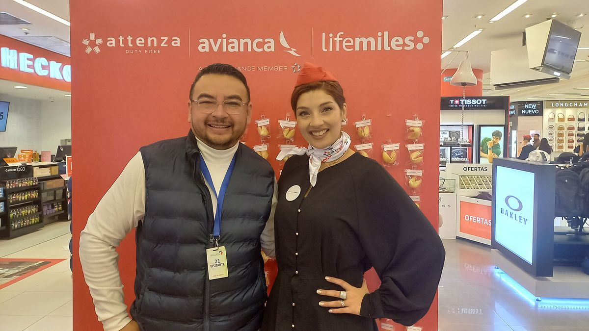 Invitados al evento de Avianca.