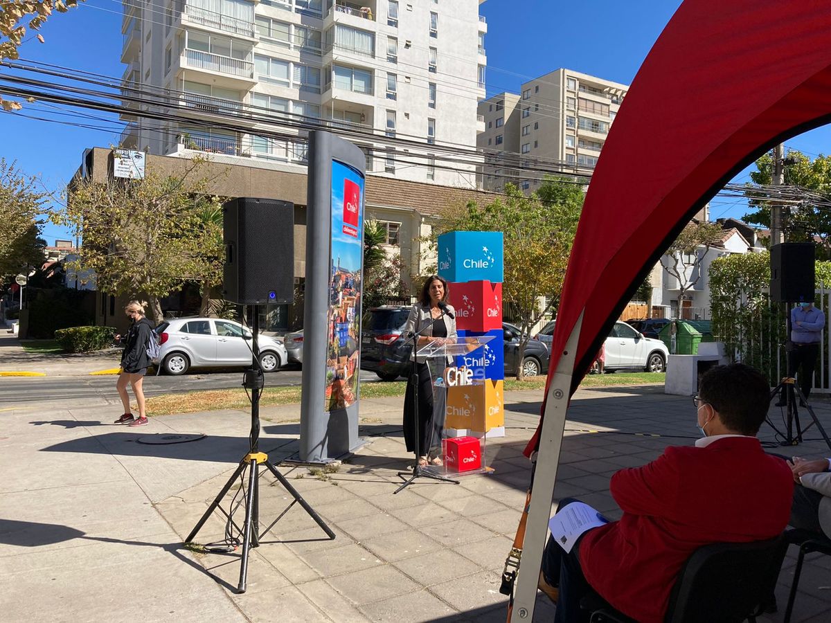 La directora nacional de Sernatur, Andrea Wolleter, estuvo presente en la inauguración. 