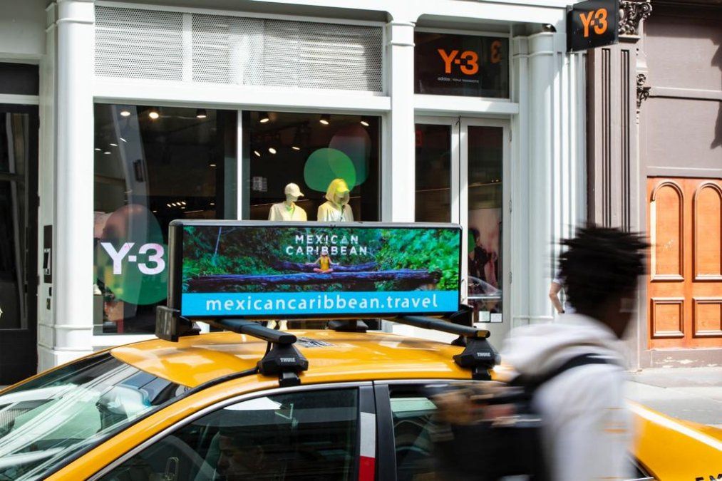 Caribe mexicano estará presente en los taxis de Estados Unidos.