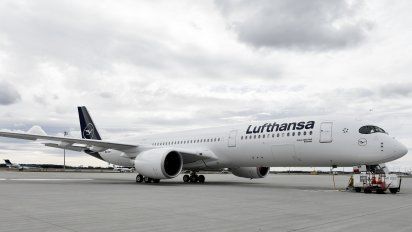 Airbus A350 de Lufthansa. Airbus A350 de Lufthansa.