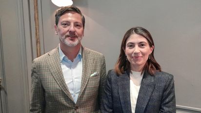 Rodrigo Esponda y Juana Ortiz Basso, del Fideicomiso de Turismo de Los Cabos.&nbsp;