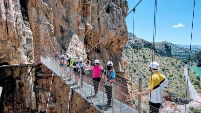 Aventura en Caminito del Rey.