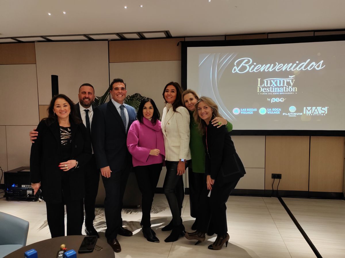 En el marco de Fitur, PEO hizo un relanzamiento de Luxury Destination en compañía de directivos de MAS Servicios, Platinum Travel y The Bicester Collection.