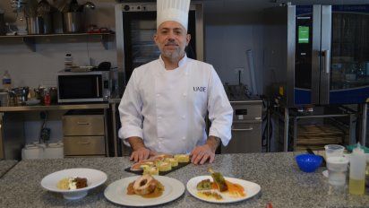 UADE: el chef Hernán Domínguez, profesor de la sede Pinamar