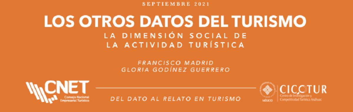 En la conmemoración del Día Mundial del Turismo, el Centro de Investigación y Competitividad Turística Anáhuac (Cicotur) y el Consejo Nacional Empresarial Turístico (CNET) publicaron el estudio “Los otros datos del turismo”, con objeto de enfatizar que las aportaciones del turismo a la sociedad mexicana son “formidables”.