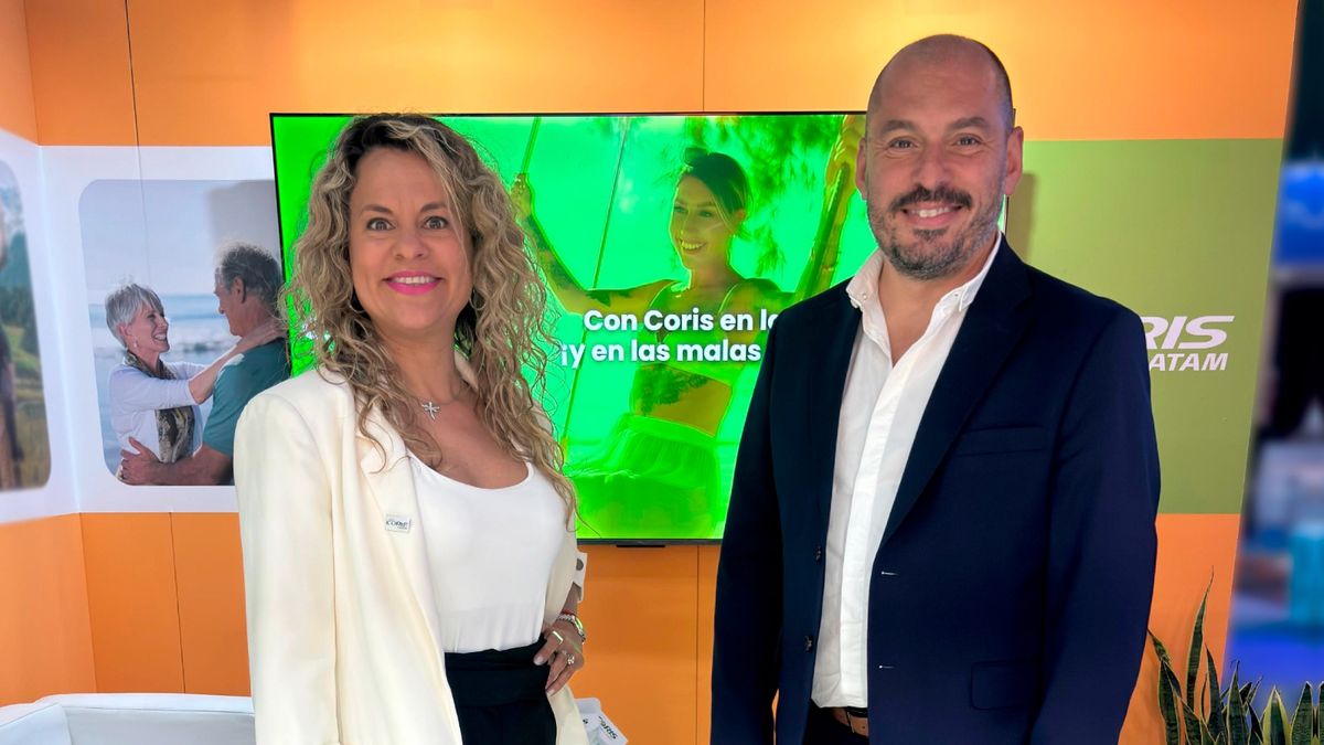 Coris: Silvana Carbonell, gerente comercial interior, y Francisco Rodrigo, director comercial regional.