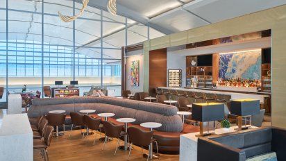 El nuevo Delta Sky Club inaugurado en el Aeropuerto Internacional de Ft. Lauderdale.
