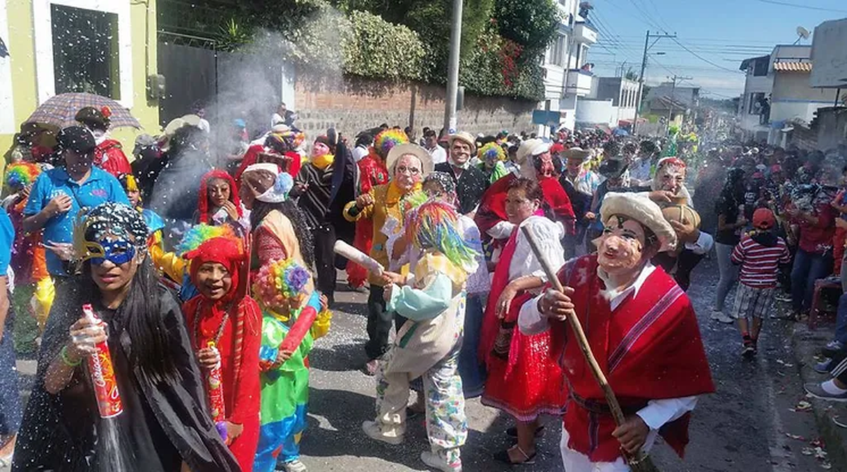 El Carnaval de la parroquia de Amaguaña uno de los eventos más representativos de Quito.