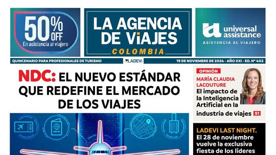 Edición #402 de la Revista La Agencia de Viajes Colombia.