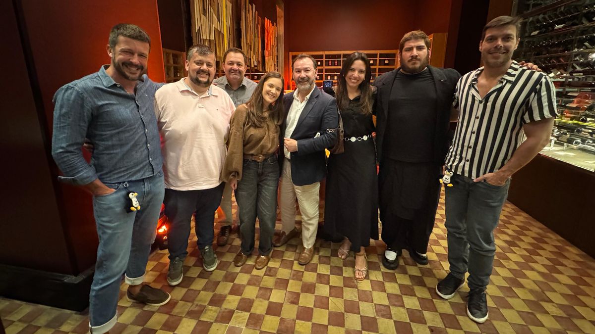 Periodistas brasileños que participaron en el viaje de prensa de Fedetur y Latam Brasil.