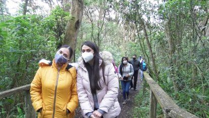Participantes del Fam Trip hacia San Gabriel, pueblo mágico de Ecuador.