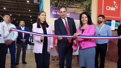 Un Chile sin restricciones inaugura su stand en la FIT