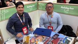 Manuel Haro, gerente de ventas de Holiday Inn Mérida, y Laureano Baas, gerente general de Holiday Inn Express Mérida Centro.