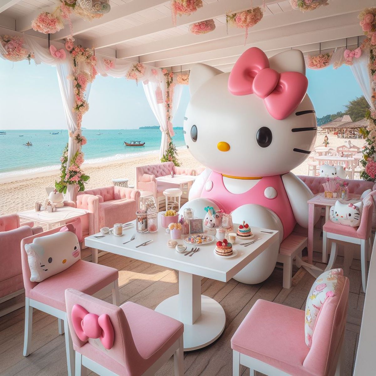 Descubre el hermoso café de Hello Kitty en el centro de Cancún