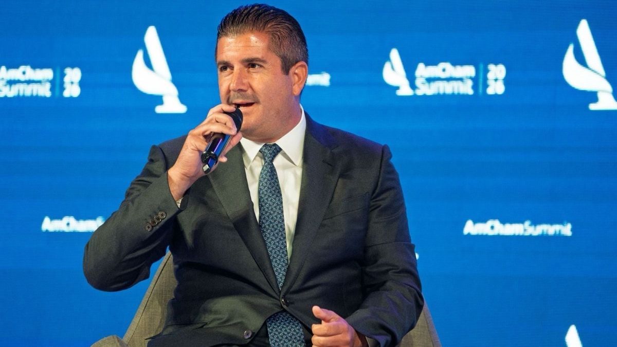 Daniel Ketchibachian, CEO de Aeropuertos Argentina, disertó en AmCham Summit 2026.