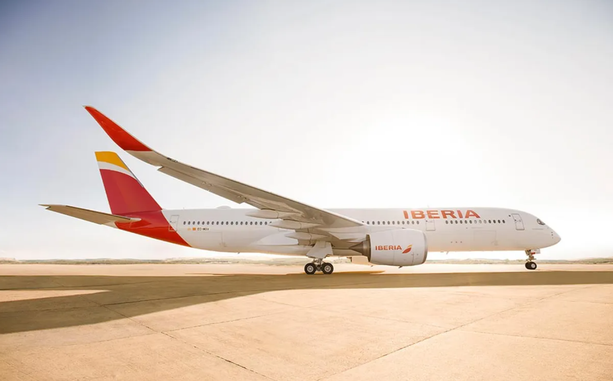 Avión de la flota de Iberia