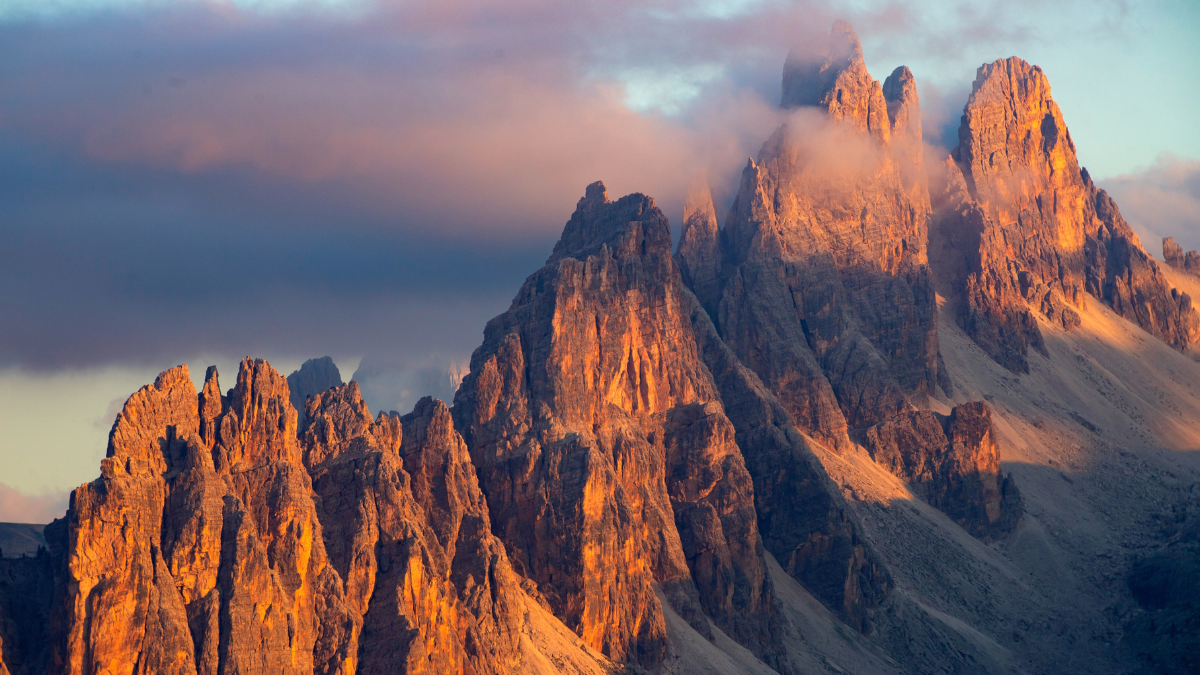 Las Dolomitas fueron declaradas Patrimonio Mundial de la Humanidad por la UNESCO.