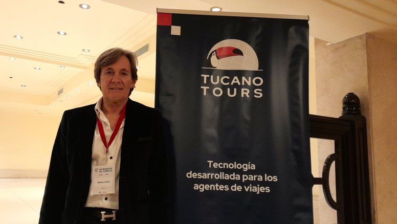 Carlos Alonso, presidente de Tucano Tours durante el Workshop de Aéreos.