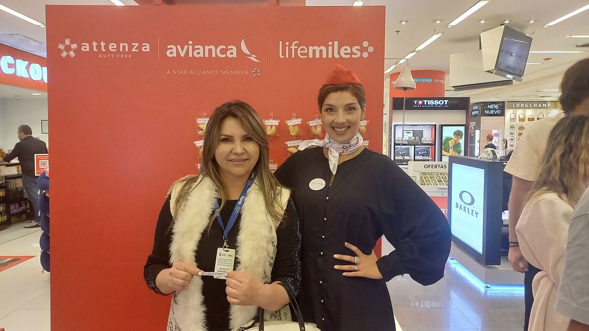 Jackeline Quezada, de Diario Expreso, fue una de las invitadas al evento de Avianca.