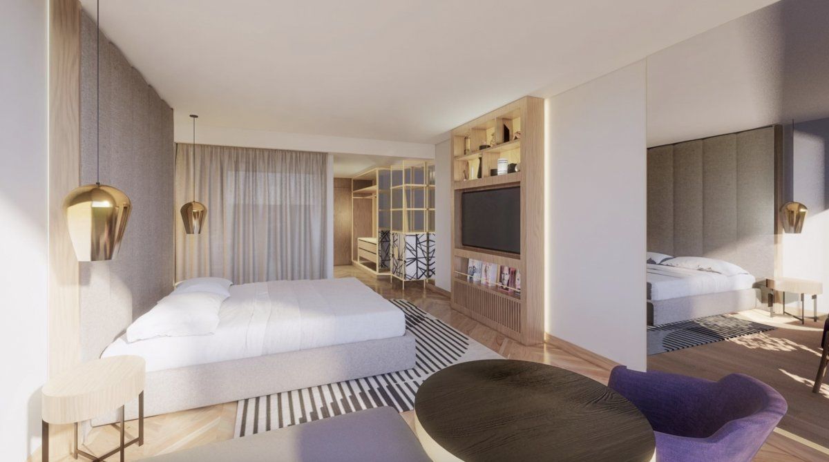 Habitación del hotel ME by Meliá en Lisboa.