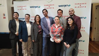 Canadá: representantes de Travel Alberta y Westjet junto a operadores mayoristas.