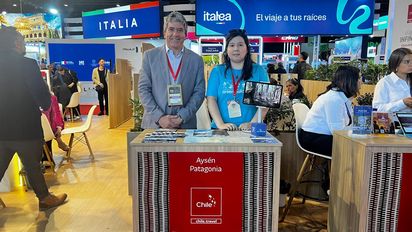 Claudio Montecinos, Sernatur Aysén; María José Díaz, Destino Aysén Patagonia