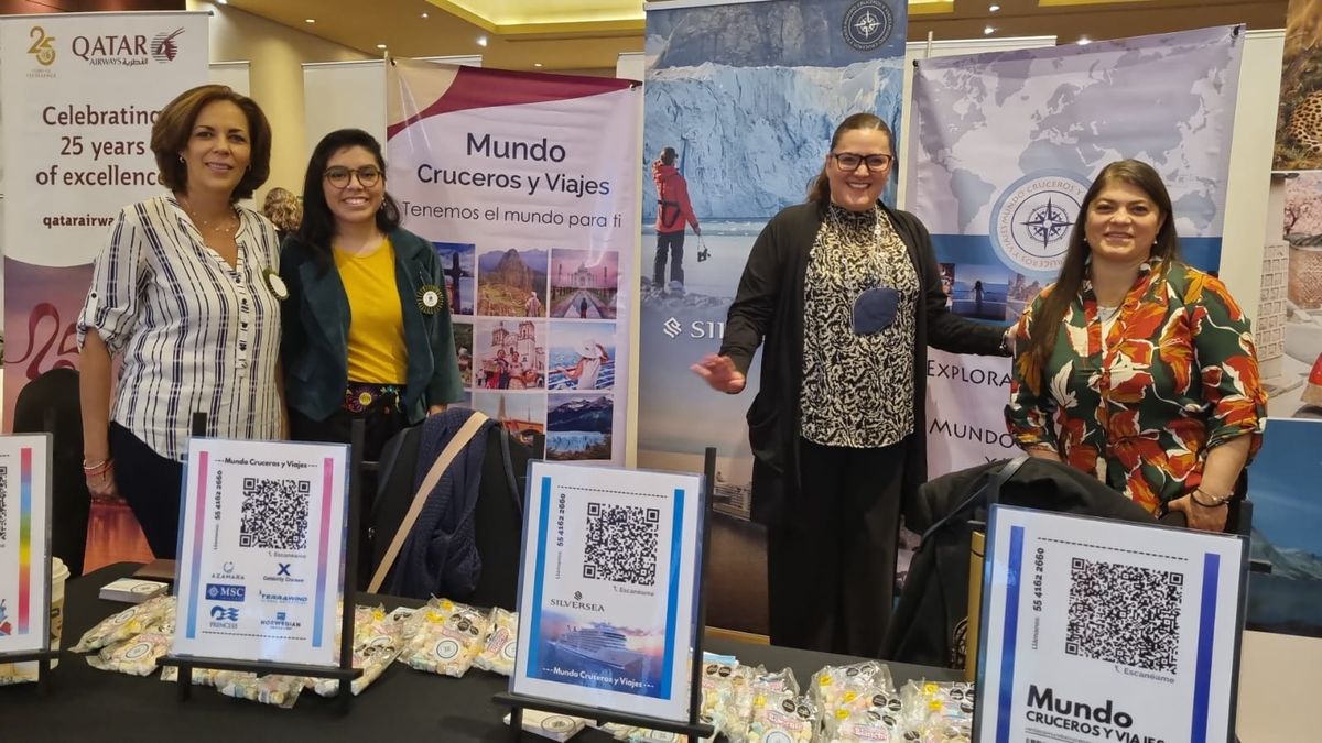 El equipo de Mundo Cruceros y Viajes en EPTUR 2023.