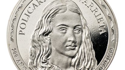 Recientemente, el Banco de la República de Colombia anunció la circulación de la nueva moneda de 10.000 pesos, en conmemoración a Policarpa Salavarrieta.