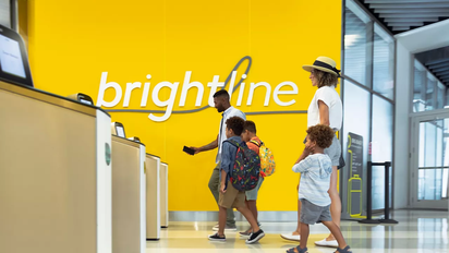 El tren Brightline que conecta Miami y Orlando se inaugurará el 22 de septiembre.