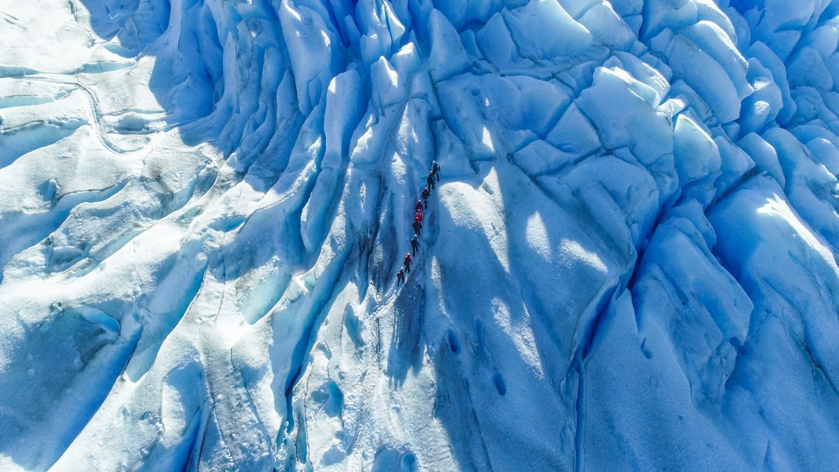 La inmensidad del Glaciar Perito Moreno.