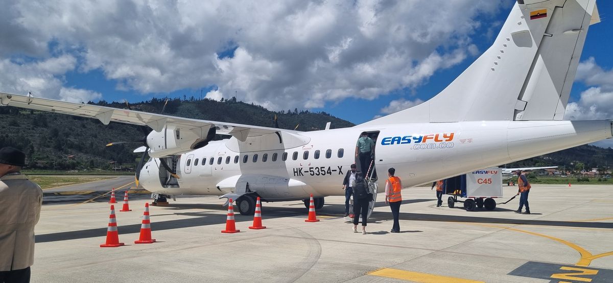 Boyacá, ya tiene su primer vuelo comercial.
